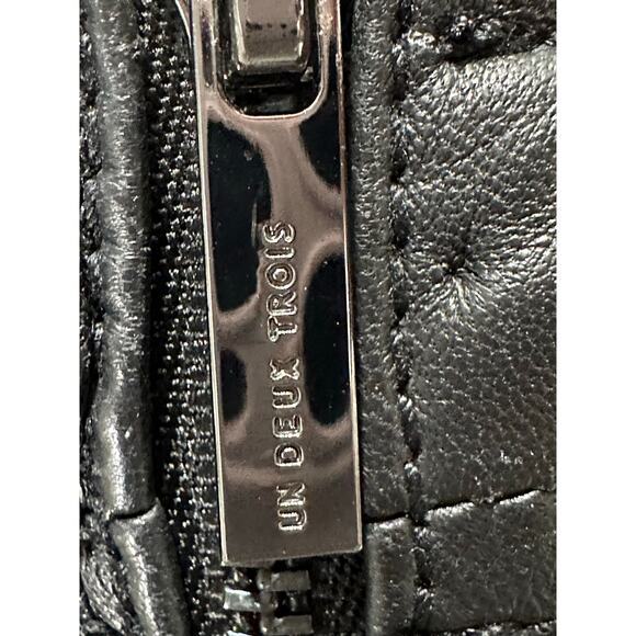 1.2.3 UN DEUX TROIS Women’s Black Sheepskin Drawstring Skirt size 38 US Medium - Picture 8 of 9